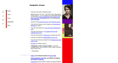 Desktop Screenshot of benmoser.com