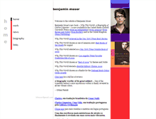Tablet Screenshot of benmoser.com